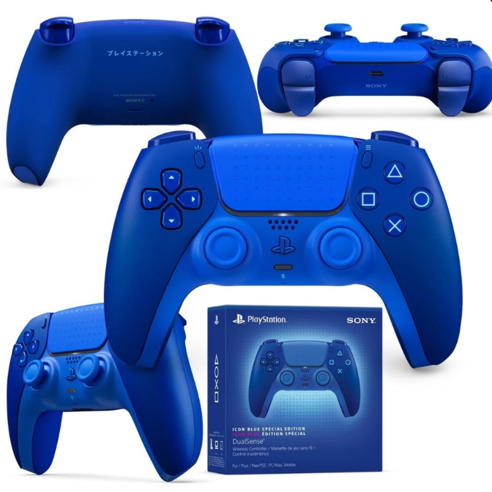 Sony PS5 DualSense Wireless Controller - Icon Blue Special Edition-PlayStation 5